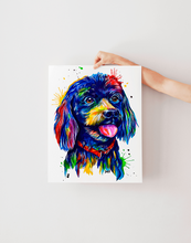 Load image into Gallery viewer, YorkiPoo - Watercolor Print
