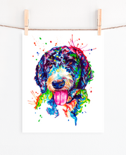 Load image into Gallery viewer, BerneDoodle - Watercolor Print